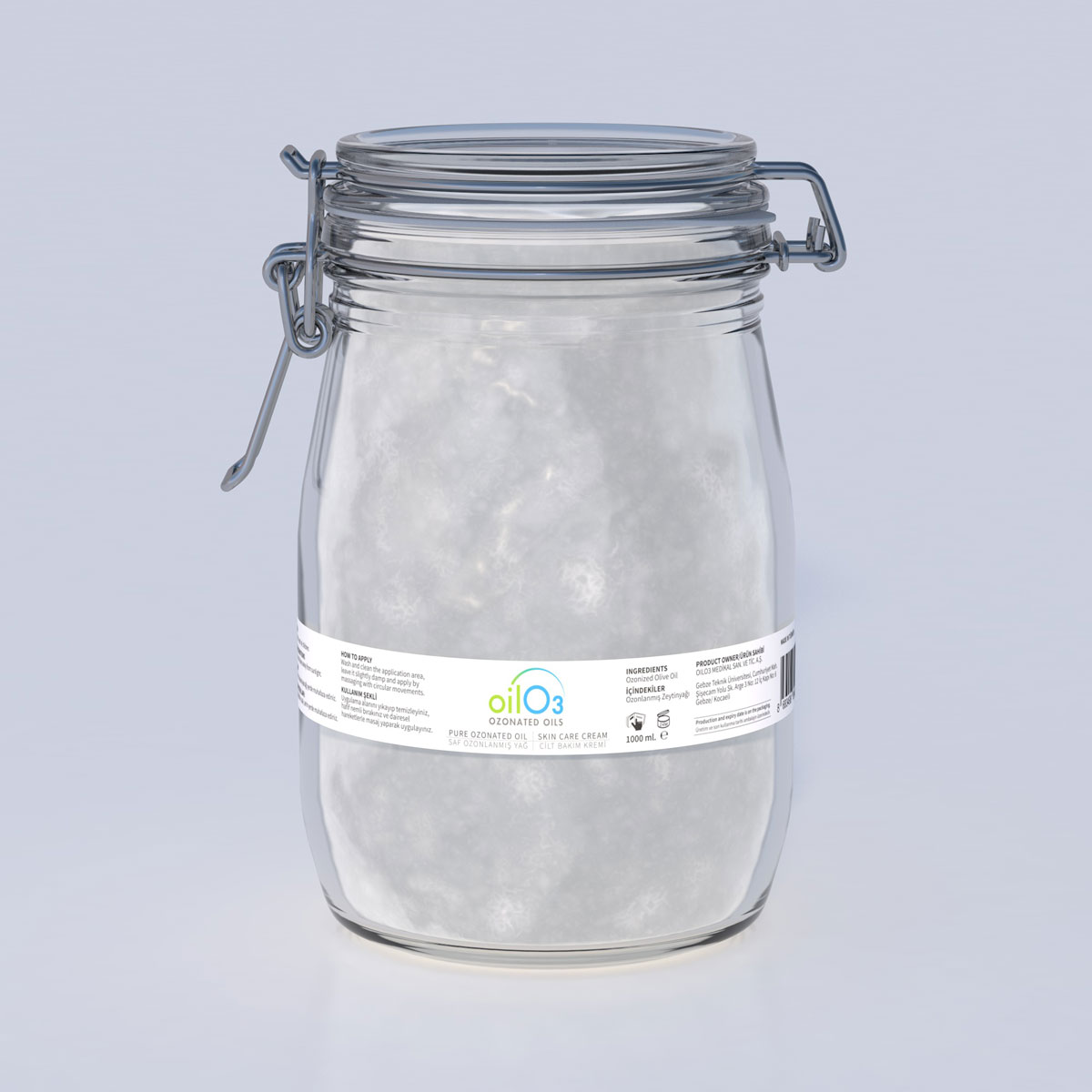 oilO3 Saf Ozonlanmış Yağ 1000 ml
