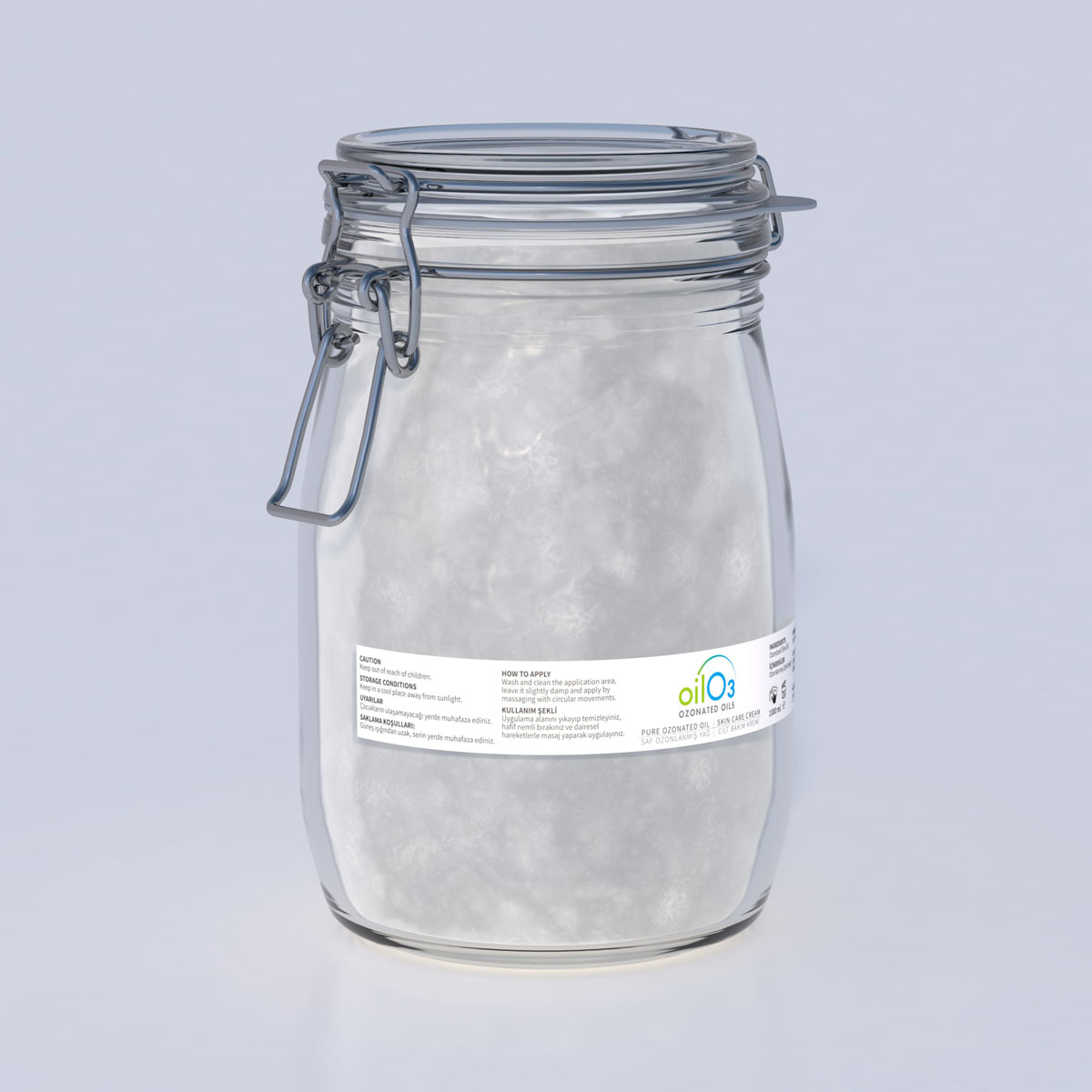 oilO3 Saf Ozonlanmış Yağ 1000 ml - Görsel 2